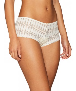 Panties Women's Lace Boyleg Brief Underwear - Ladies Sexy Boyshort Panties - Gardenia/Scallop Shell - CY185H667XA