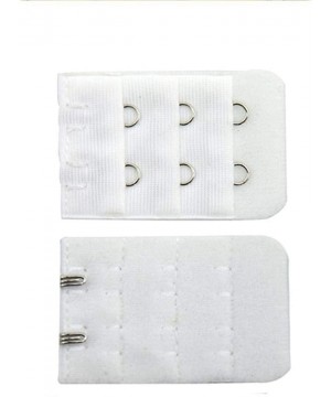 Accessories 5Pcs 2 Hook Bra Extender for Women's Elastic Extension Strap Clip Expander Adjustable Belt Buckle Underwear - Whi...