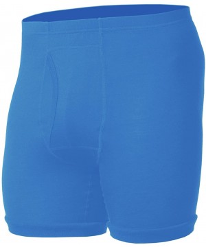 Boxer Briefs 702 Acadian Men's Lightweight Boxer Brief - Anti Odor No Itch Renewable Fabric - Azure Blue - C1118K4LFK9