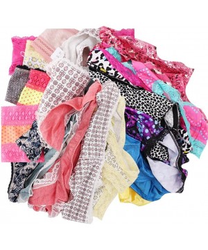 Panties Variety of Panties - Women Underwear Pack 6- Lacy Cotton Briefs Hipsters Bikinis Boyshorts Undies Assorted - 6pcs - C...