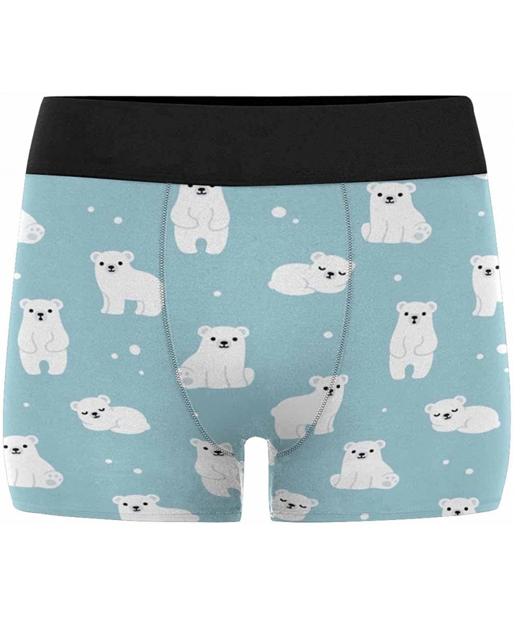 Boxer Briefs Boxer Briefs Men's Underwear Cute Cartoon Polar Bear M - CF18G83LYUO