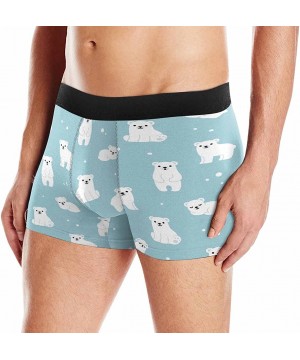 Boxer Briefs Boxer Briefs Men's Underwear Cute Cartoon Polar Bear M - CF18G83LYUO