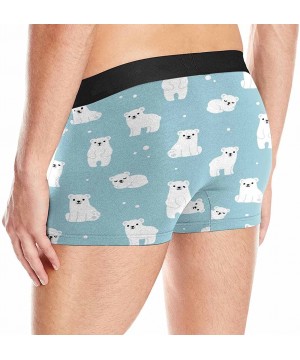 Boxer Briefs Boxer Briefs Men's Underwear Cute Cartoon Polar Bear M - CF18G83LYUO