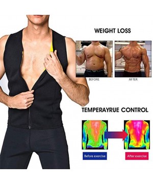 Shapewear Men Sweat Body Shaper Underwear Breathable Cotton Fat Burner Waist Sweat Corset - CY194OX4UXN