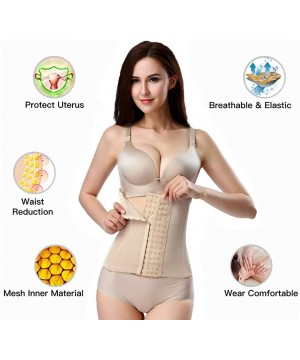 Shapewear Corset Waist Trainer- Hourglass Waist Cincher for Weight Loss- Body Corset Shaper for Women - Y003beige - CM18ZA8LOSI