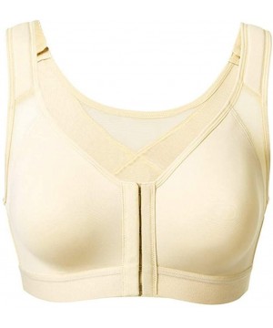 Tops New Sports Yoga Bras Comfortable Women High Impact Posture Corrector Lift Up Bra - Khaki - C5190LQ993H