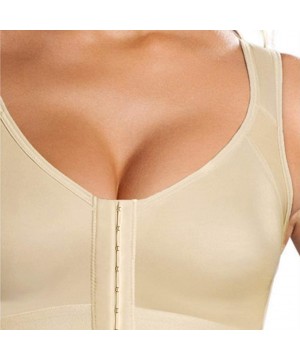 Tops New Sports Yoga Bras Comfortable Women High Impact Posture Corrector Lift Up Bra - Khaki - C5190LQ993H