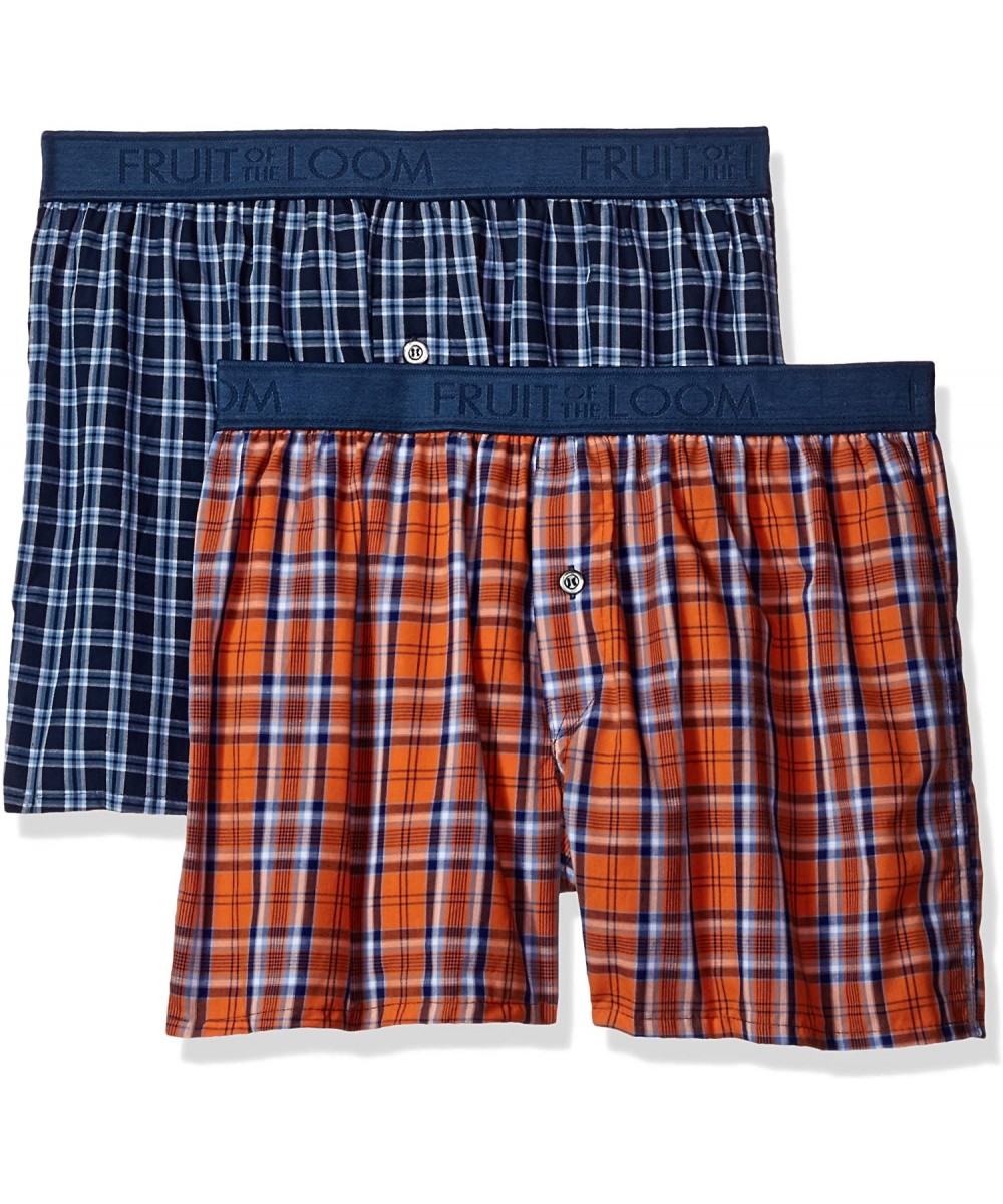 Boxers Men's Cotton Stretch Boxer (Pack of 2)-Dup - Assorted - CK12N1FYZLQ