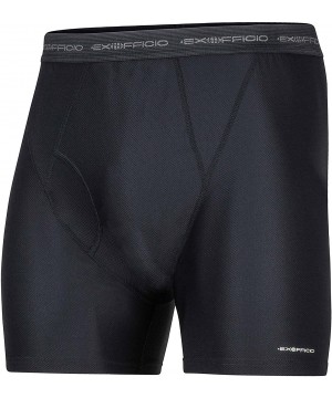 Boxer Briefs Men's Give-n-go Boxer Brief 2 Pack - Black - C7189OHQG50