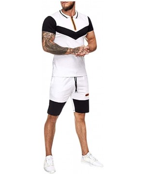 Thermal Underwear 2020 Men's Summer Short Sleeve Printing Hip-hop T-Shirt Breathable Activewear Sweatshirt Tops Blouse - Whit...