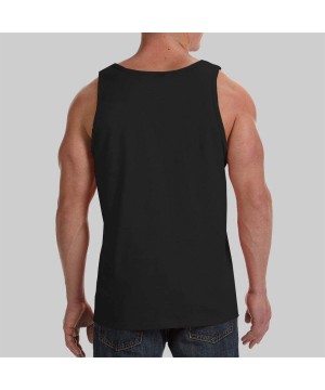 Undershirts Men's Soft Tank Tops Novelty 3D Printed Gym Workout Athletic Undershirt - Fantasy Fire Dragon Angel Wings - CP19D...