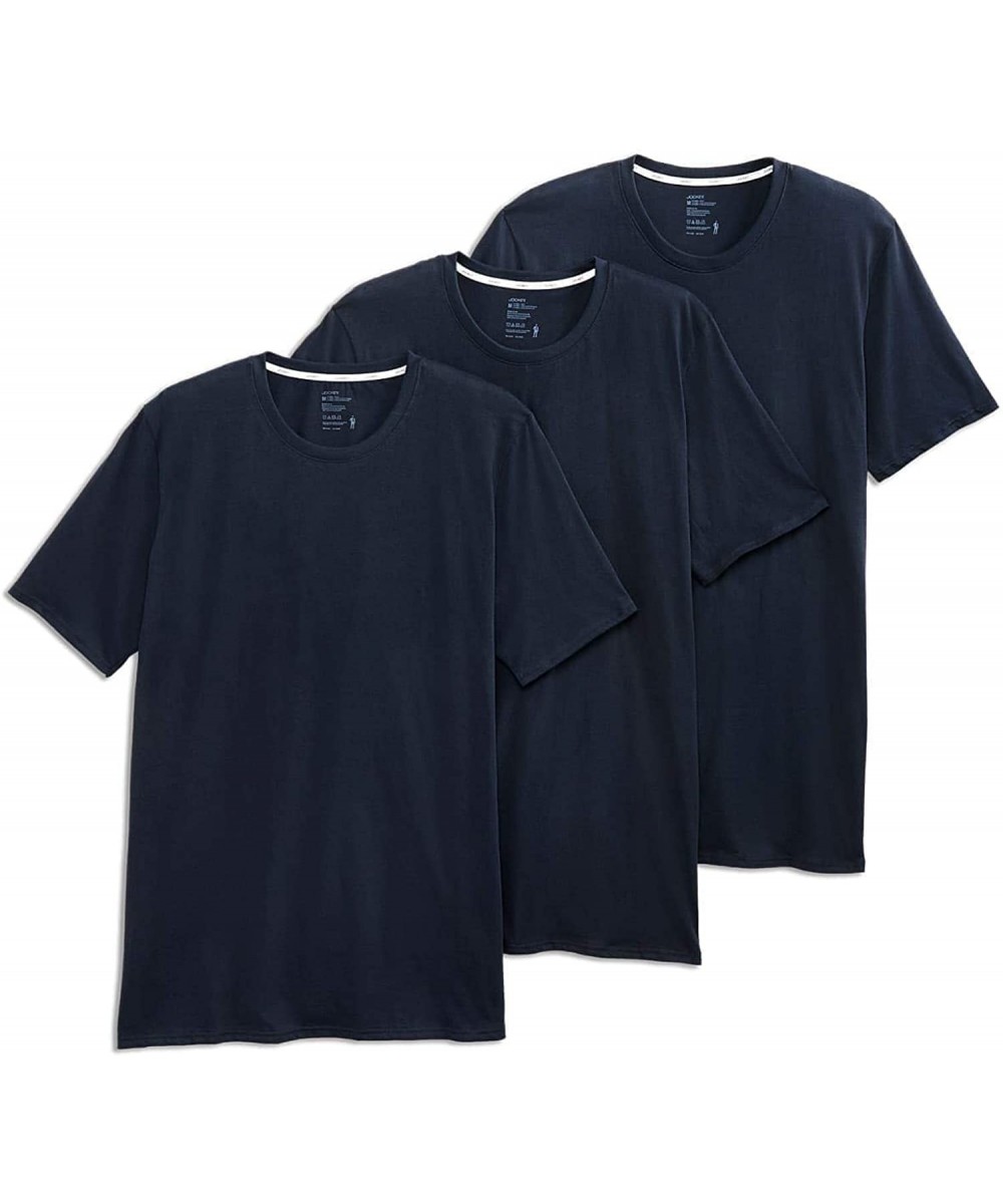 Undershirts Men's T-Shirts Staycool Crew Neck T-Shirt - 3 Pack - Blue Spring/Just Blue/True Blue - CX18AC3CKSK