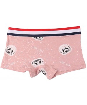 Panties Cotton Cute Cartoon Animal Boyshort 3 Pack Boxer Briefs for Tomboy Trans Lesbian - Pinkpanda - C118ZLUUAYW