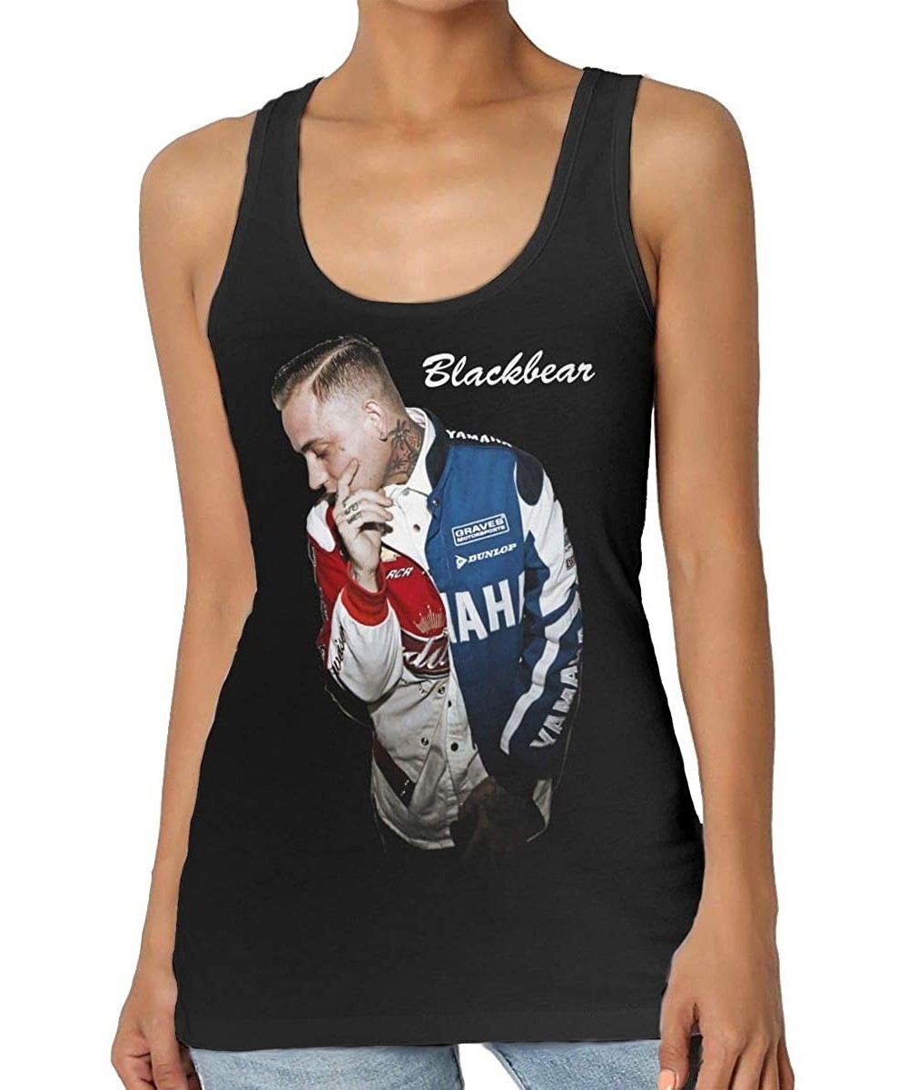 Camisoles & Tanks Blackbear Womans Senior Round Neck Polyester Pattern Vest - CN19605UA6T