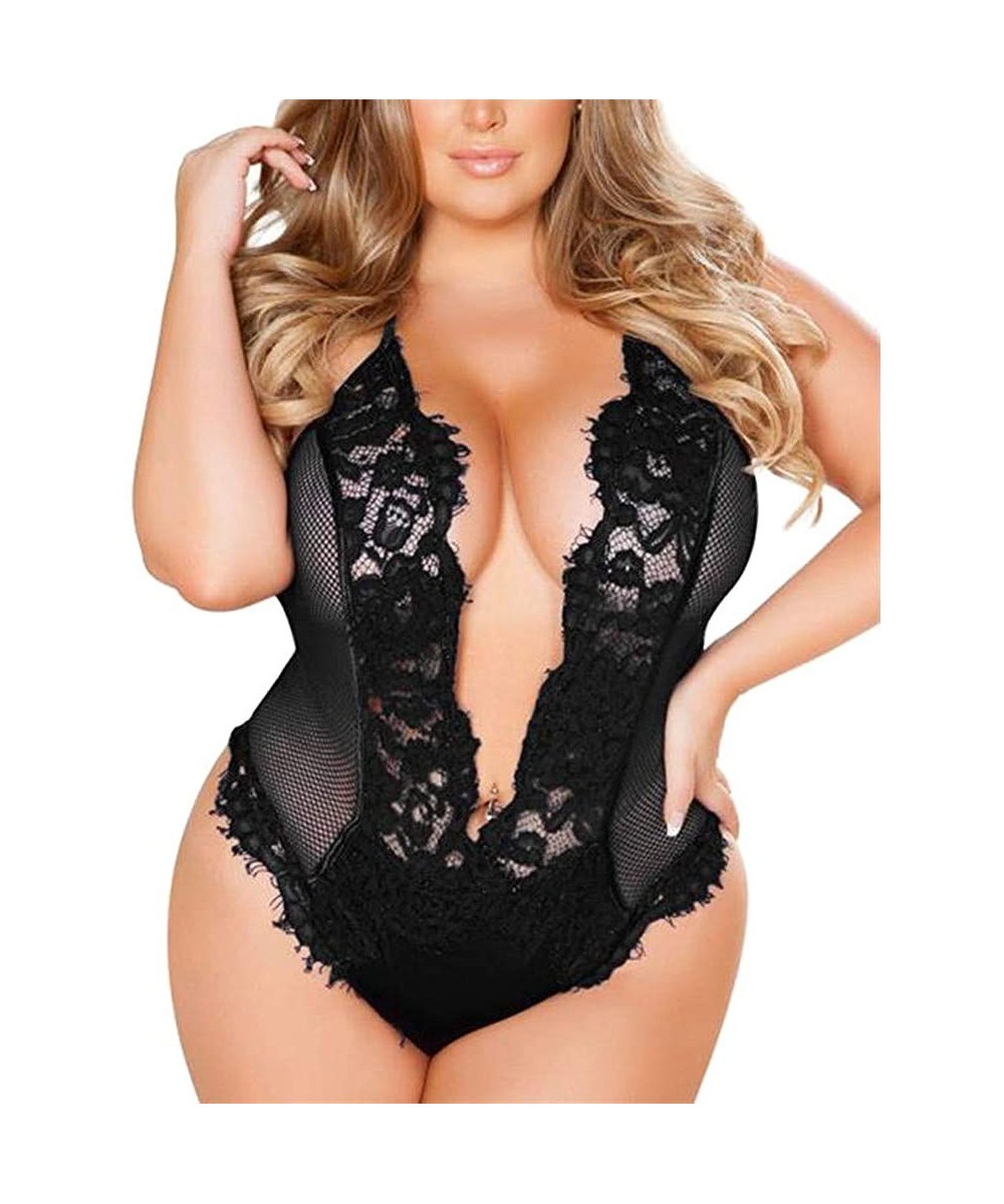 Baby Dolls & Chemises Lingerie for Women for Sex Womens Sexy Women Girl Plus Size Lingerie Corset Lace Underwear One Piece Pa...