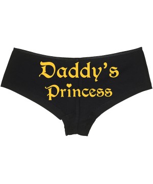 Panties Daddys Princess Boy Short Panties - Daddy's Little Girl DDLG CGL Boyshort Underwear - Yellow - CP187EHKNZQ