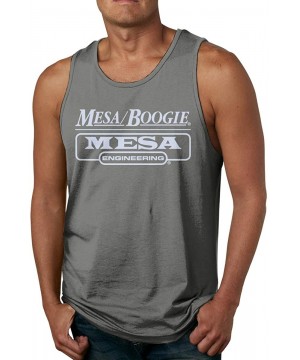 Undershirts Men Logo of Mesa Boogie Logo Comfort Basketball Sleeveless Tanks Shirts - Deep Heather - CG197NRLNW2