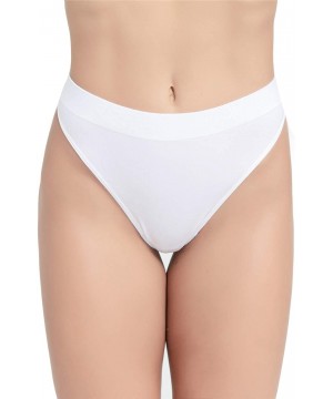 Panties Women's Breathable Seamless Thong Panties No Show Underwear 3-6 Pack - W6 - CN194IZ9SR9