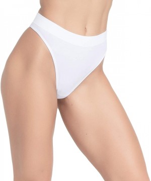 Panties Women's Breathable Seamless Thong Panties No Show Underwear 3-6 Pack - W6 - CN194IZ9SR9