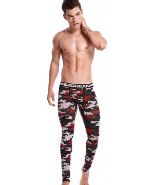 Boxers Mens Low-Rise Underwear Pants Long John Cotton - 2729 Camouflage-2 - CZ1279S9A0R