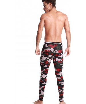 Boxers Mens Low-Rise Underwear Pants Long John Cotton - 2729 Camouflage-2 - CZ1279S9A0R