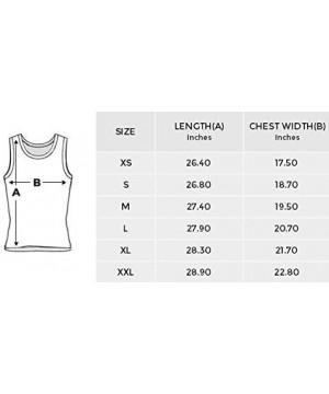 Undershirts Men's Muscle Gym Workout Training Sleeveless Tank Top Unicorn Rainbow Sun - Multi4 - C019CQ60D30