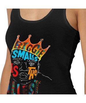 Camisoles & Tanks Biggie Smalls The Notorious B.I.G. Woman Sexy Tank Particular Vest Tshirts Black - Black - C619D447O9O