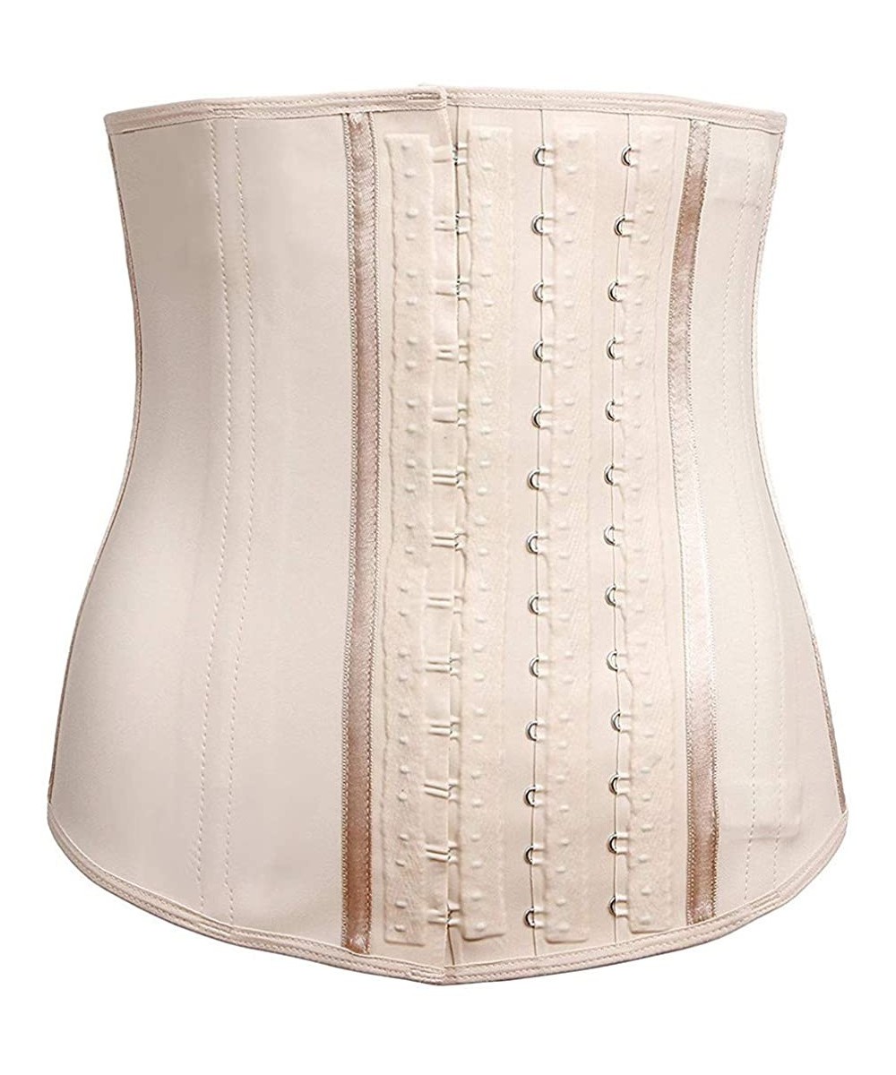 Shapewear Sexy Corset Waist Trainer Cincher Control Body Shaper Underbust Sport Slimming Bodysuit - White - C918S49XLYO