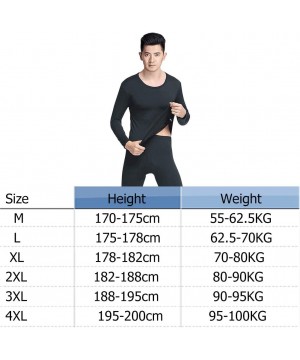 Sleep Sets 2pcs Thin Pajamas Clothes Set Pure Men Long Sleeve Jumper Pants (Black M) - Black - CZ1966RZ6XN