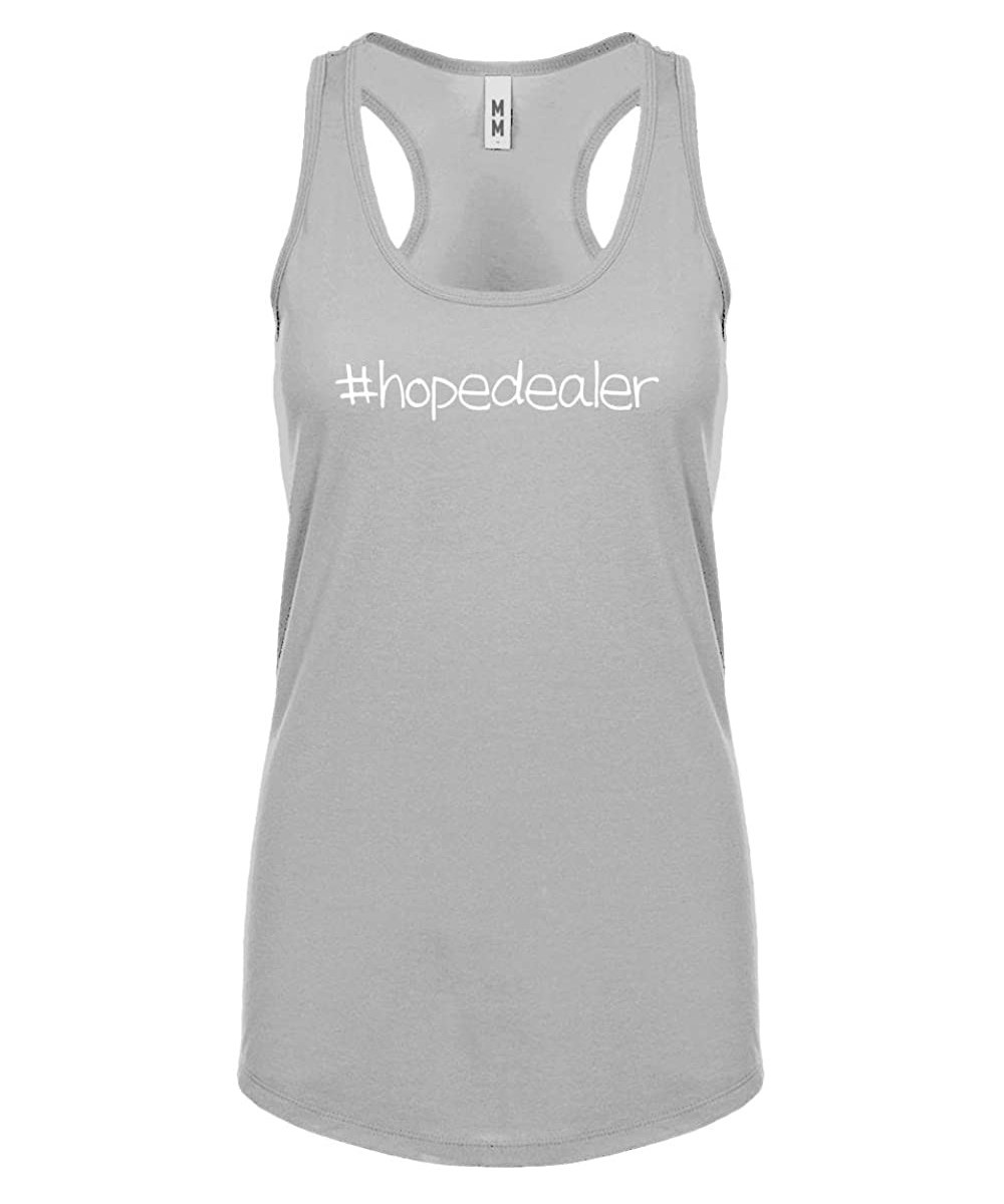 Camisoles & Tanks Hopedealer Womens Racerback Tank Top - Heather Grey - C3185UA6YXZ