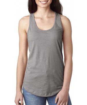 Camisoles & Tanks Hopedealer Womens Racerback Tank Top - Heather Grey - C3185UA6YXZ