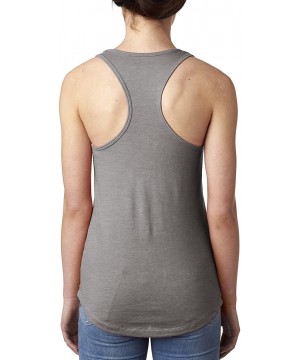 Camisoles & Tanks Hopedealer Womens Racerback Tank Top - Heather Grey - C3185UA6YXZ