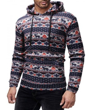 Thermal Underwear Unisex Christmas Hoodie Fashion Snowflake Reindeer Printed Long Sleeve Sweatshirt Casual Pullover Blouse wi...