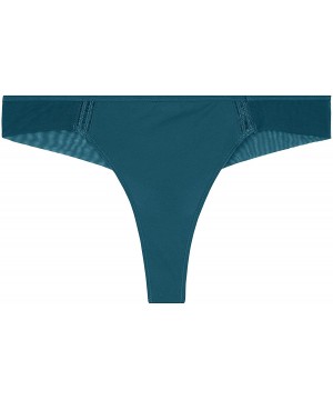 Panties Women's Stretch Lace Thong Underwear Ladies Sexy Lingerie Panties-Roman Crush - Ocean Depths Blue - C7187ISKAUY