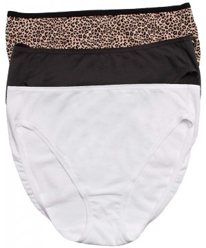 Panties Cotton Modal Full Coverage Hi Cut 3-Pack | Panty | Comfort - Cheetah Combo - CI18LCIDTHY