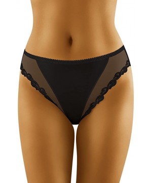 Panties Women's Maxi-Briefs Poly II - Black - CG11PB60IS9