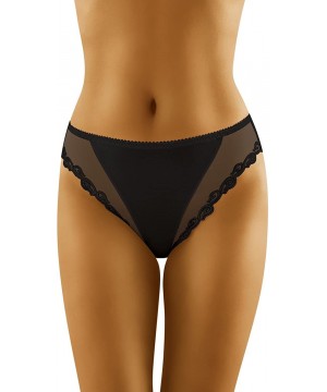 Panties Women's Maxi-Briefs Poly II - Black - CG11PB60IS9