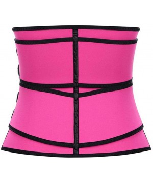 Shapewear Waist Trimmer Belt for Women-Slimming Body Shaper Sports Girdles Workout Abdomen Belt - 1-hot Pink - C71906OAAGI