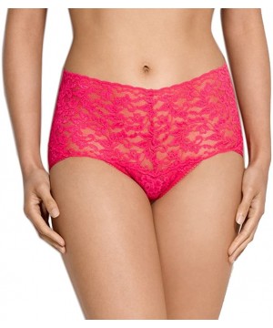 Panties Plus Signature Lace French Brief - Tickled Pink - CK12NT13XQY