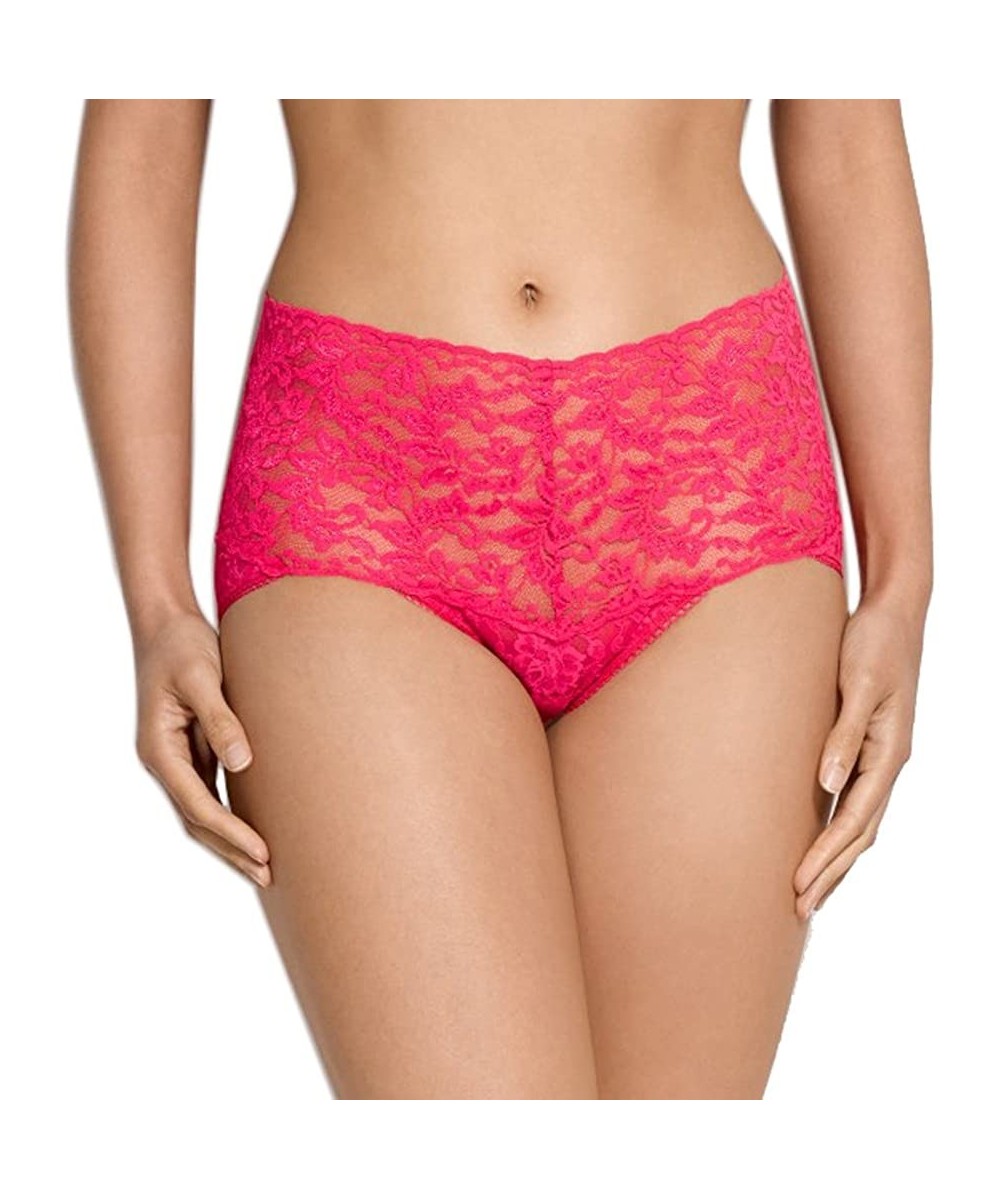 Panties Plus Signature Lace French Brief - Tickled Pink - CK12NT13XQY