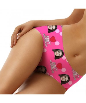 Panties Custom Women's Panties Seamless Underwear with Photo A Great Gift for Her - Multi05 - C6197M3UGR7