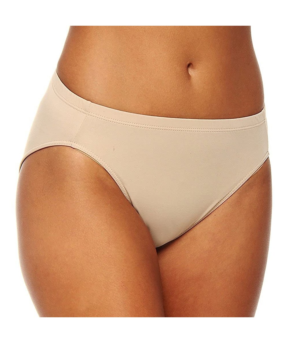 Panties Women's Silk Magic Microfiber Hi-Cut Brief Panty 8833 - Classic Beige - CS1117V2QVT