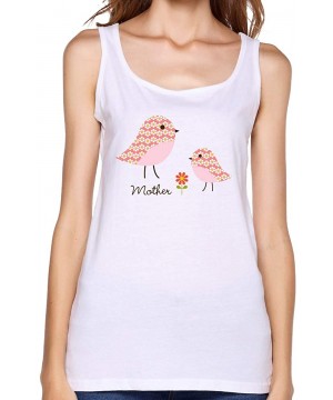 Camisoles & Tanks Happy Mother's Day Women's Sports Vest Shirts - White - CO197HAQT38