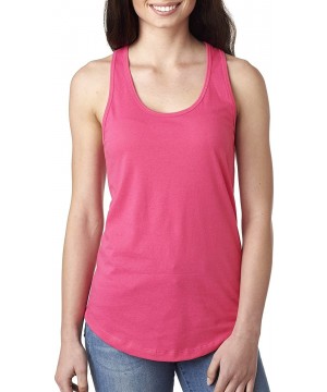 Camisoles & Tanks Made in The 80s Womens Racerback Tank Top - Hot Pink - CF1885AKSCD