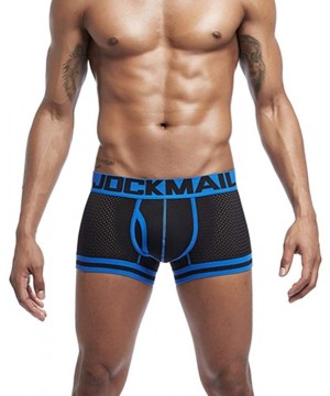 Boxer Briefs 2019 Fashion Men Underwear Boxers Mesh Men Panties Male Underpants Men Boxer Short - Black - CZ18R5WXH08