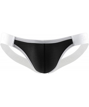 G-Strings & Thongs Low Rise Men Thongs G Strings Sexy Underwear Bulge Pouch BacklJocks Erotic Panties Mankini - Black - CD193...