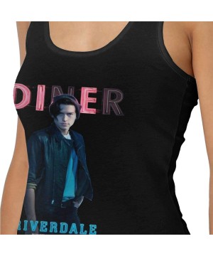 Camisoles & Tanks Womans Sexy Tank Personalized Vest T Shirt-Riverdale Jughead Jones - Black - CA198XW89CC