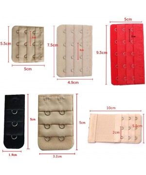 Accessories Bra Extenders 3 RowsHooks Strap Sewing Tool Women Intimates Accessories - Skin 3 Buckle - CP19DUHQ5ZY