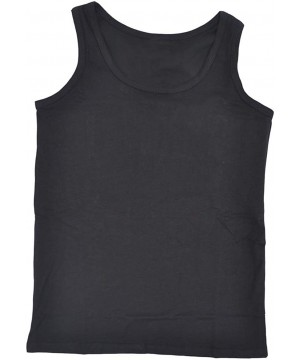 Bustiers & Corsets Trans Lesbian Tomboy Cotton Tank Top Vest Plus Size Chest Binder Stronger Bandage - Black - CH198RGIRNR