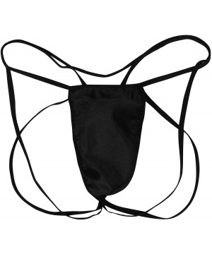 G-Strings & Thongs Men's Hollow Out Backless Jockstraps Thongs Strappy G-String Briefs Underwear - CN18E697UHE